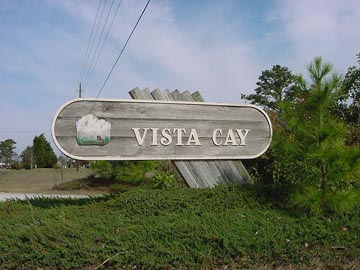 Entrance to Vista Cay.