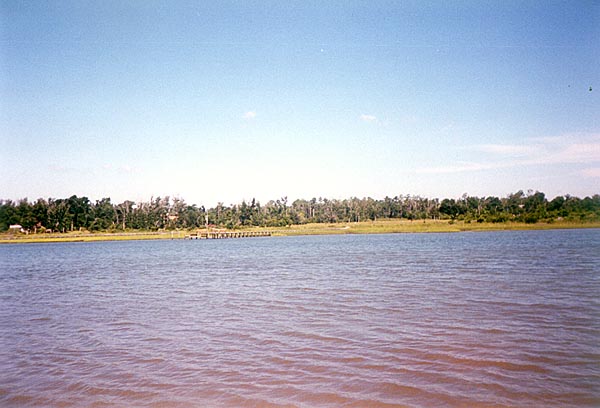 View of lot from the waterway.