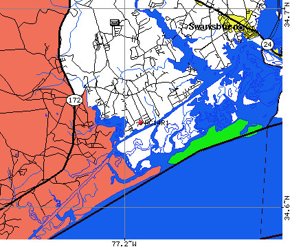 Map showing location of the lot.